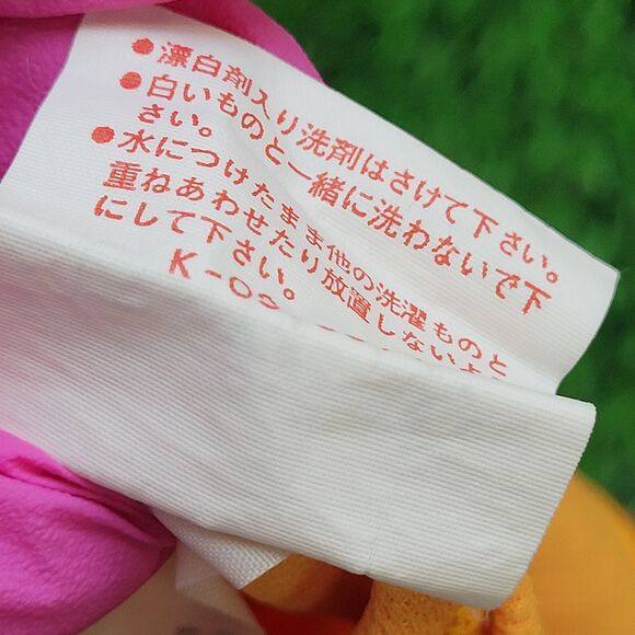 Vintage 90s ASICS Mesh Tank-Top XS 16x25 Orange - Picture 8 of 14